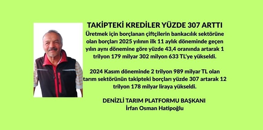 TAKİPTEKİ KREDİLER YÜZDE 307 ARTTI
